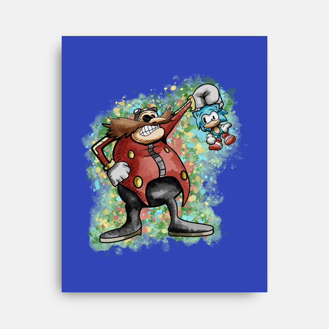 Strange Hedgehog-None-Stretched-Canvas-nickzzarto