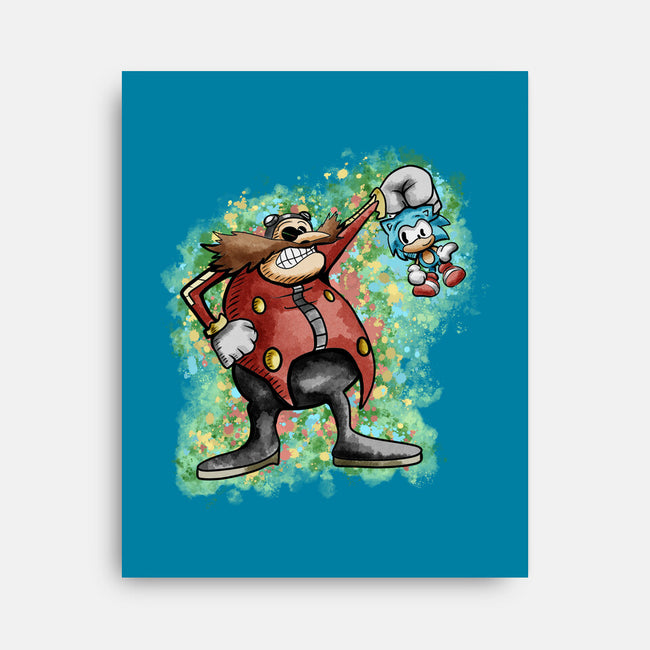 Strange Hedgehog-None-Stretched-Canvas-nickzzarto