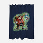 Strange Hedgehog-None-Polyester-Shower Curtain-nickzzarto