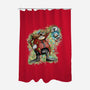 Strange Hedgehog-None-Polyester-Shower Curtain-nickzzarto