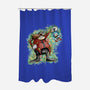 Strange Hedgehog-None-Polyester-Shower Curtain-nickzzarto