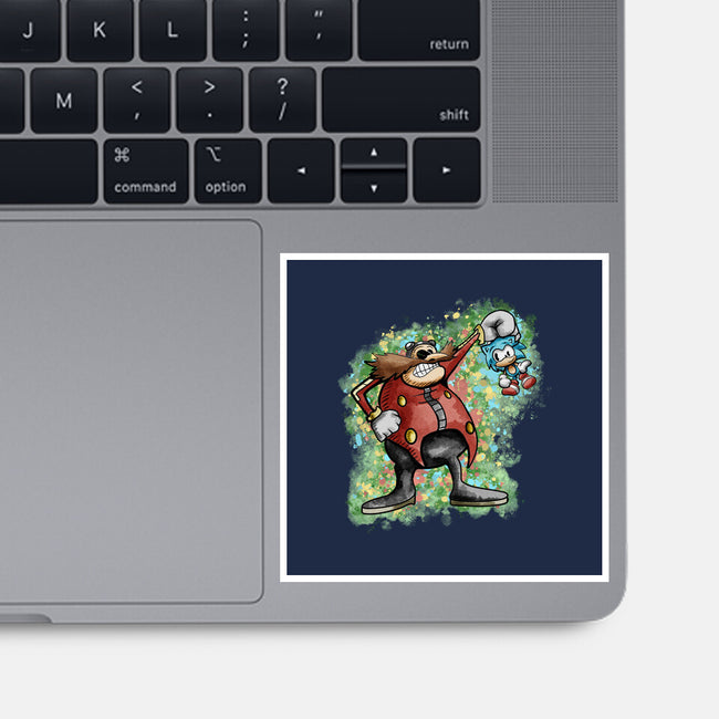 Strange Hedgehog-None-Glossy-Sticker-nickzzarto