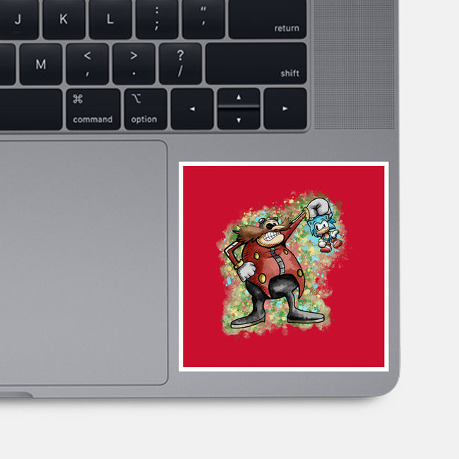 Strange Hedgehog-None-Glossy-Sticker-nickzzarto