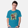 Strange Hedgehog-Mens-Basic-Tee-nickzzarto