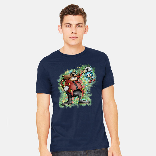 Strange Hedgehog-Mens-Heavyweight-Tee-nickzzarto