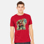 Strange Hedgehog-Mens-Heavyweight-Tee-nickzzarto