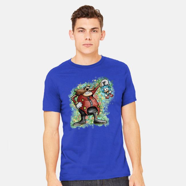 Strange Hedgehog-Mens-Heavyweight-Tee-nickzzarto