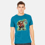 Strange Hedgehog-Mens-Heavyweight-Tee-nickzzarto