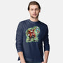 Strange Hedgehog-Mens-Long Sleeved-Tee-nickzzarto