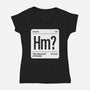 The Element Of Doubt-Womens-V-Neck-Tee-Popnotic
