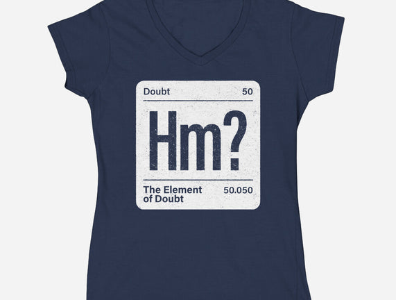 The Element Of Doubt