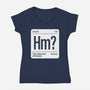 The Element Of Doubt-Womens-V-Neck-Tee-Popnotic