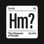 The Element Of Doubt-Mens-Basic-Tee-Popnotic