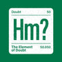 The Element Of Doubt-None-Drawstring-Bag-Popnotic