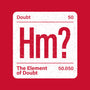 The Element Of Doubt-Womens-Basic-Tee-Popnotic
