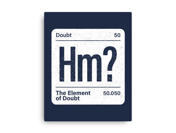 The Element Of Doubt