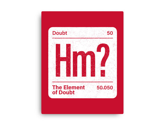 The Element Of Doubt