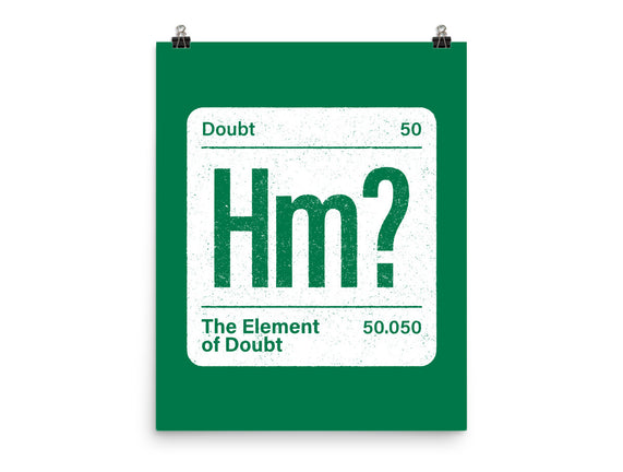 The Element Of Doubt