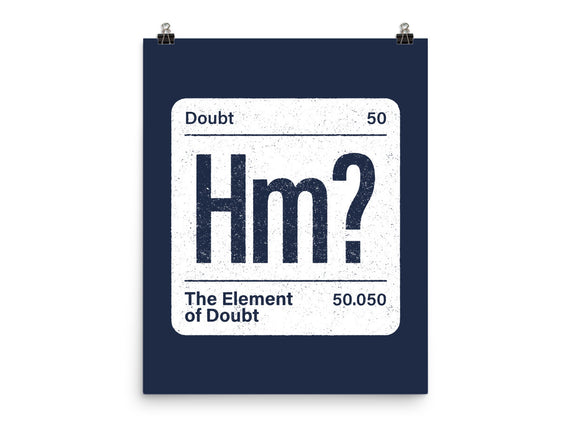 The Element Of Doubt