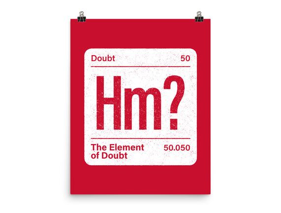 The Element Of Doubt