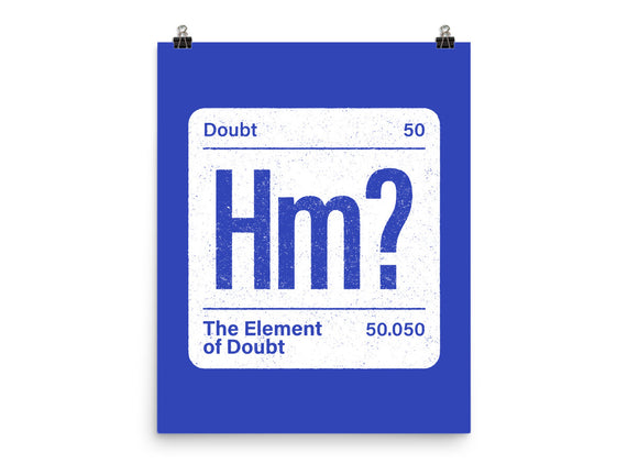 The Element Of Doubt