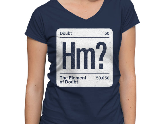The Element Of Doubt