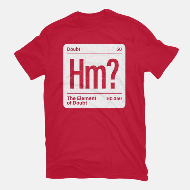 The Element Of Doubt-Womens-Basic-Tee-Popnotic