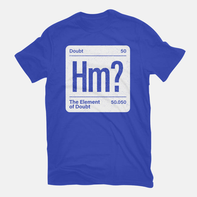 The Element Of Doubt-Mens-Basic-Tee-Popnotic