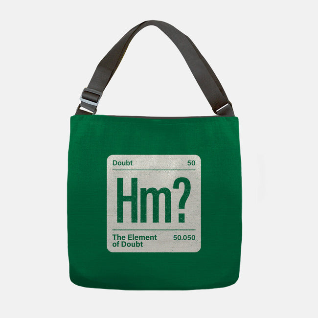 The Element Of Doubt-None-Adjustable Tote-Bag-Popnotic