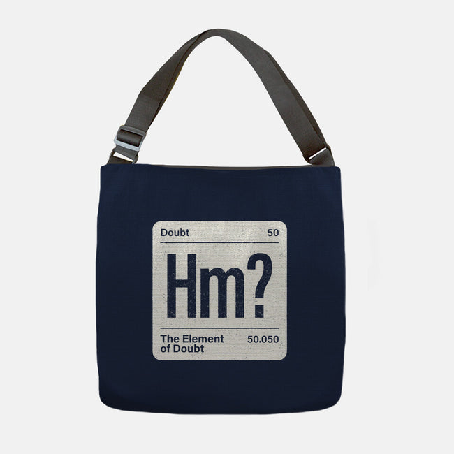 The Element Of Doubt-None-Adjustable Tote-Bag-Popnotic