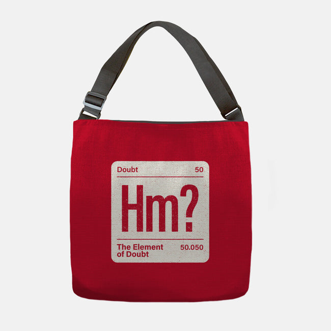 The Element Of Doubt-None-Adjustable Tote-Bag-Popnotic