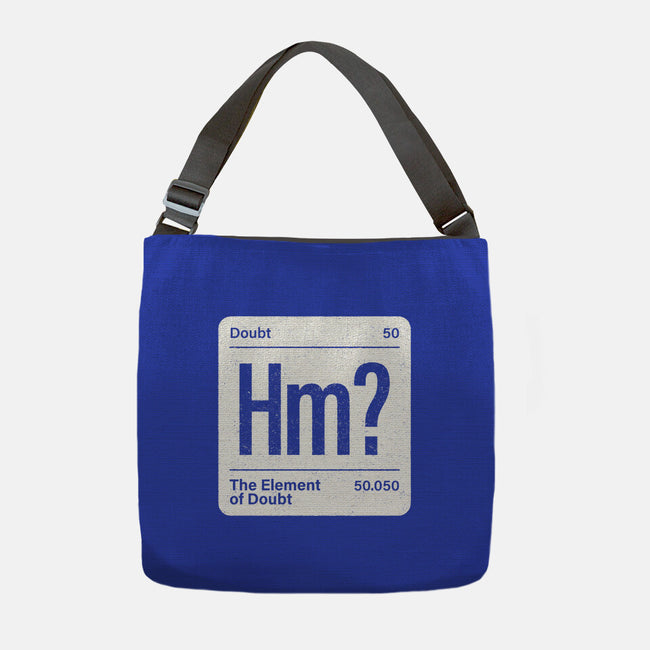 The Element Of Doubt-None-Adjustable Tote-Bag-Popnotic