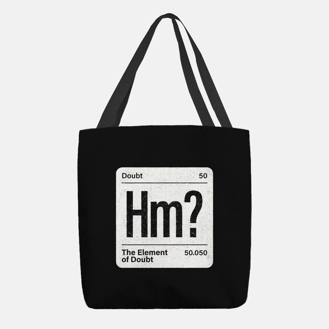 The Element Of Doubt-None-Basic Tote-Bag-Popnotic