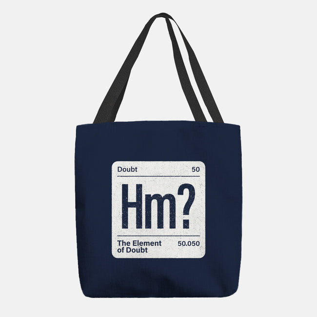 The Element Of Doubt-None-Basic Tote-Bag-Popnotic