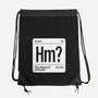 The Element Of Doubt-None-Drawstring-Bag-Popnotic