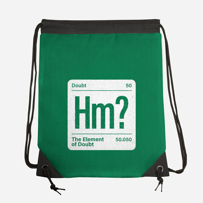 The Element Of Doubt-None-Drawstring-Bag-Popnotic