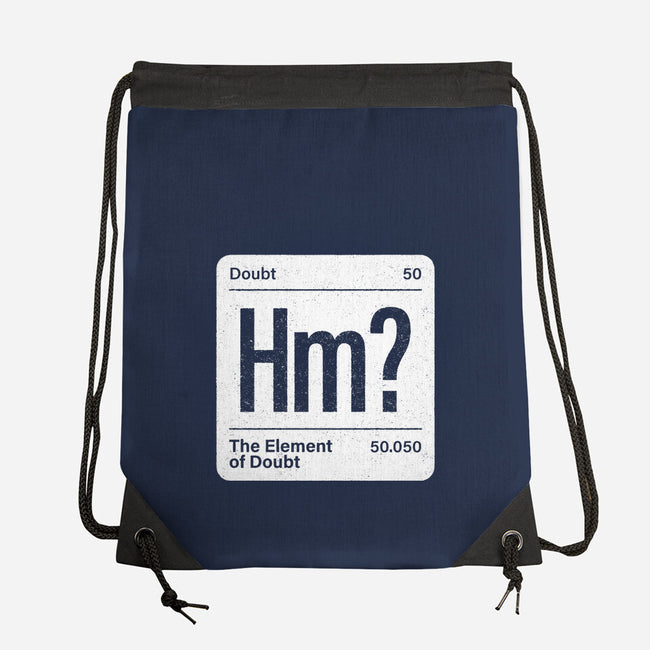 The Element Of Doubt-None-Drawstring-Bag-Popnotic