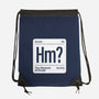 The Element Of Doubt-None-Drawstring-Bag-Popnotic