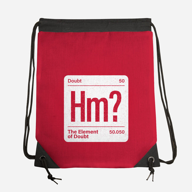 The Element Of Doubt-None-Drawstring-Bag-Popnotic