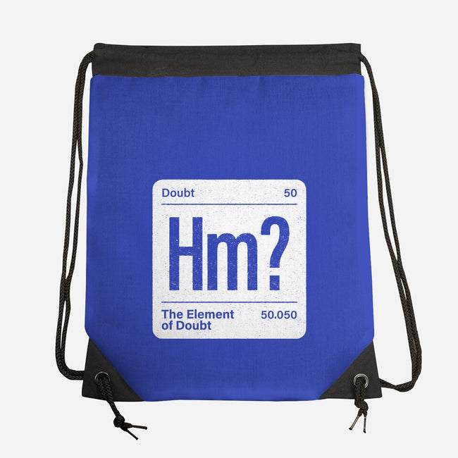 The Element Of Doubt-None-Drawstring-Bag-Popnotic