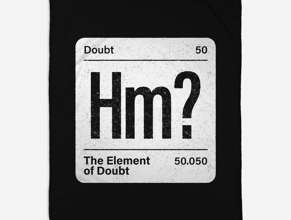 The Element Of Doubt