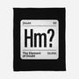 The Element Of Doubt-None-Fleece-Blanket-Popnotic