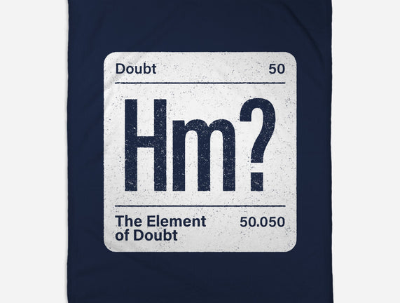 The Element Of Doubt