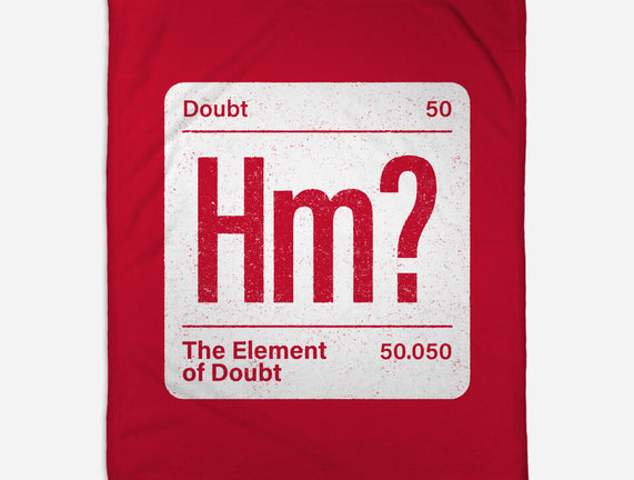 The Element Of Doubt