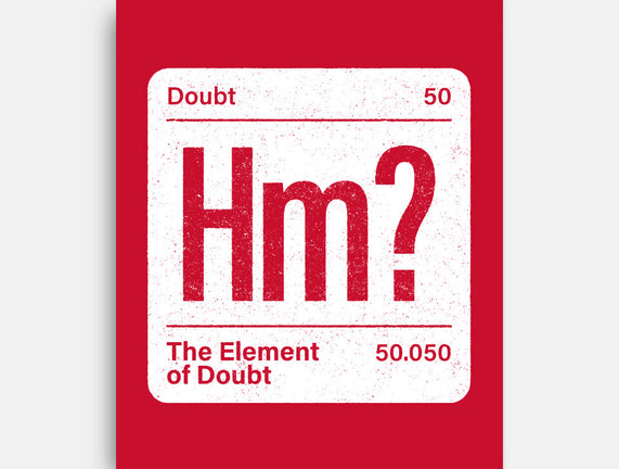 The Element Of Doubt
