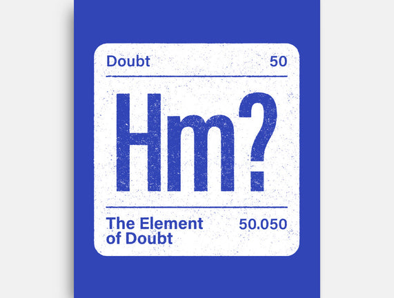 The Element Of Doubt