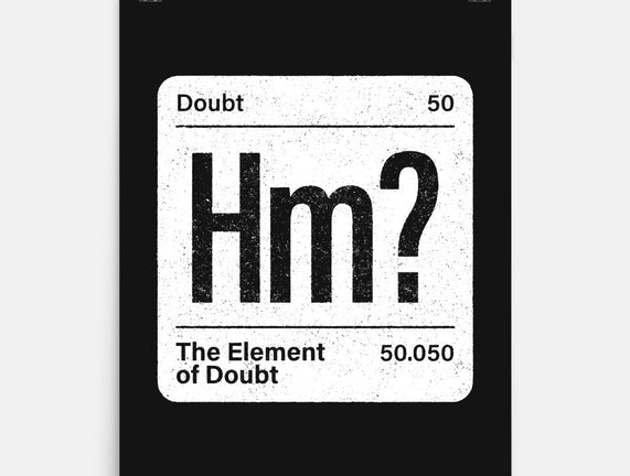 The Element Of Doubt