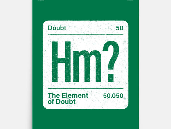 The Element Of Doubt