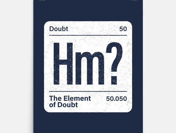 The Element Of Doubt