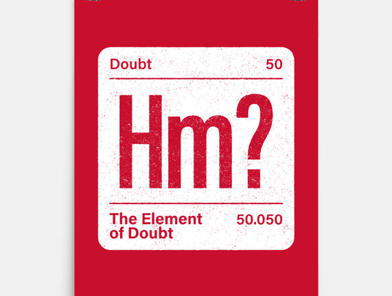 The Element Of Doubt
